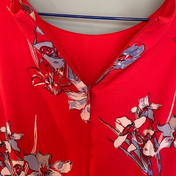 Twik by Simons Sleeveless Red Floral Dress - Picture 3 of 12